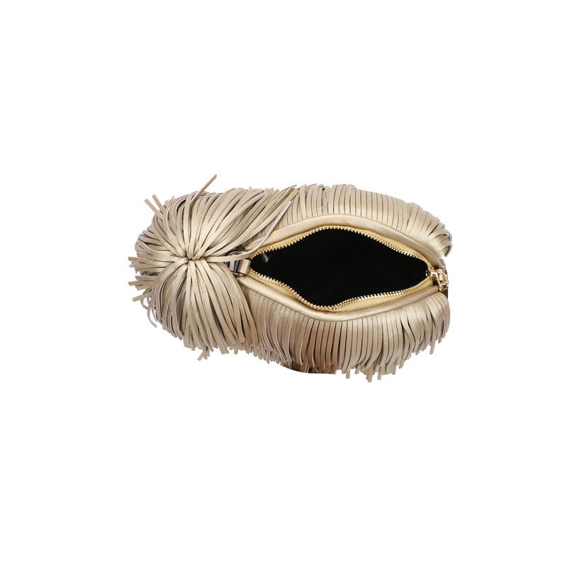 Fringed Shaggy 3D Dog Crossbody Purse > Boutique Handbags > Mezon